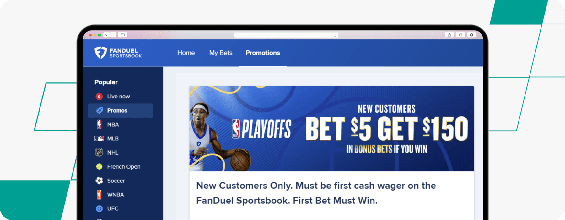 fanduel free bet desktop